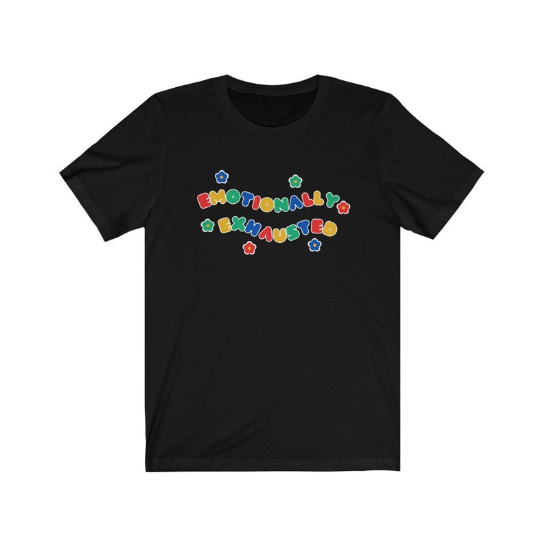 Känslomässigt utmattad clowncore-t-shirt köpcentrum goth clowncore kawaii t-shirt barnkläder clowncore-kläder bild 5