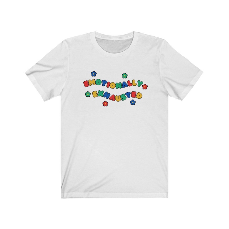Känslomässigt utmattad clowncore-t-shirt köpcentrum goth clowncore kawaii t-shirt barnkläder clowncore-kläder bild 7
