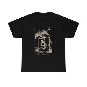 Memento Mori Grunge Fairy Poet Shirt Momento Mori Dark Academia Shirt Y2K Fairy Grunge Goblincore Tarot Card Shirt Memento Mori T Shirt image 5