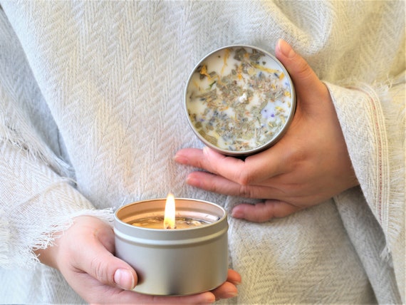Rainy Day Candle,Aromatherapy,Vegan Gift,Botanical Candles,Housewarming Gift,Gift for Mom,Gift for Her,Purrfect Sunday