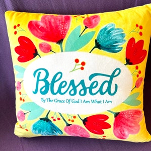 Christian Wording Cushion Cover 2 sided with Words Cover only & No fill zdjęcie 4