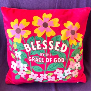 Christian Wording Cushion Cover 2 sided with Words Cover only & No fill zdjęcie 5