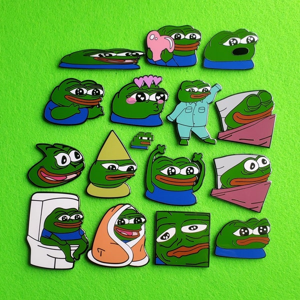 Peepo Pins | Hard enamel pins