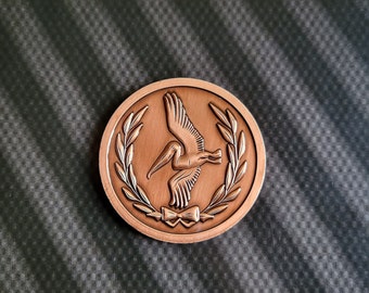 Moneda antigua de Resident Evil / Metal de cobre