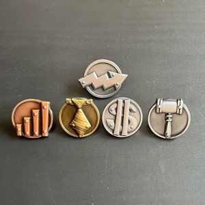 Cogs Faction Metal Pins