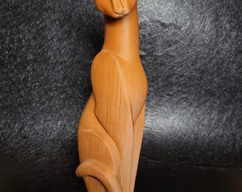 Wood Cat Statue Tarkov | 3D Printed - Etsy