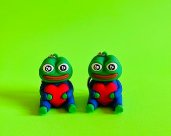 Peepo Heart PVC-sleutelhanger