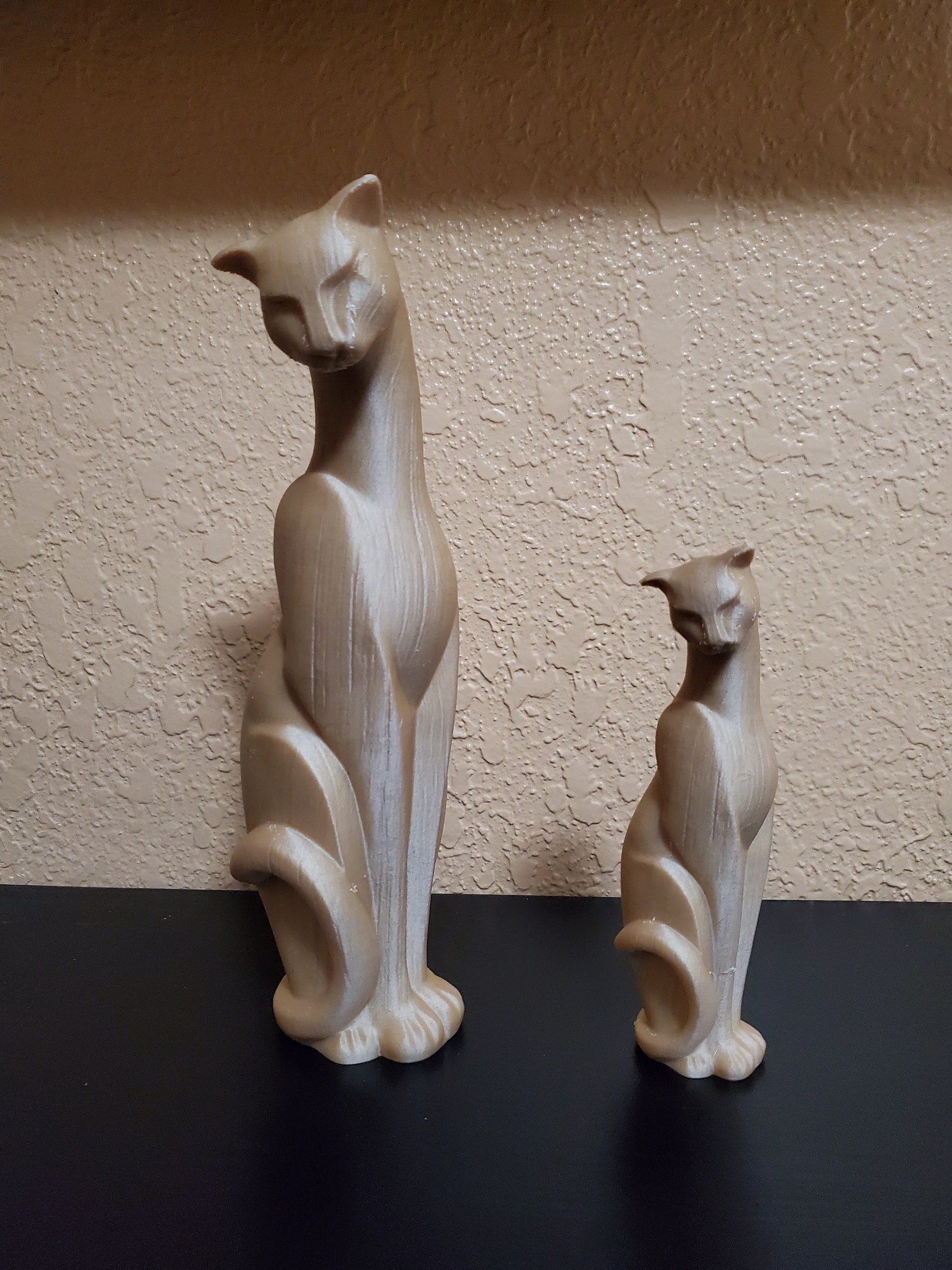 Wood Cat Statue Tarkov 3D Printed Etsy UK