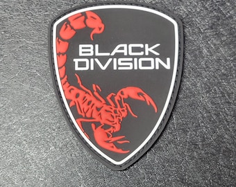 Black Division Patch PVC