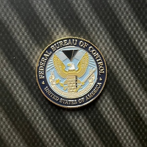 Federal Bureau of Control Coin