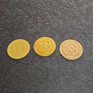 Bitcoin | Tarkov - Matte, Faux, 24k Gold