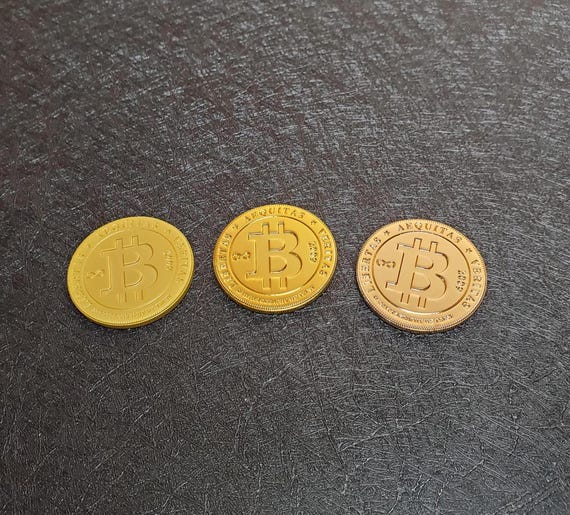 Bitcoin | Tarkov - Matte, Faux, 24k Gold