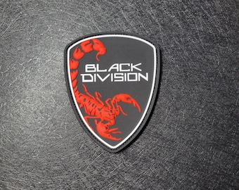 Black Division Patch PVC