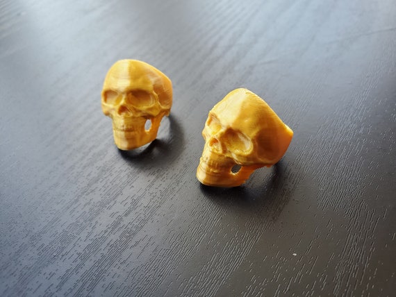 Gold Skull Rings Tarkov 3d Printed Etsy Uk