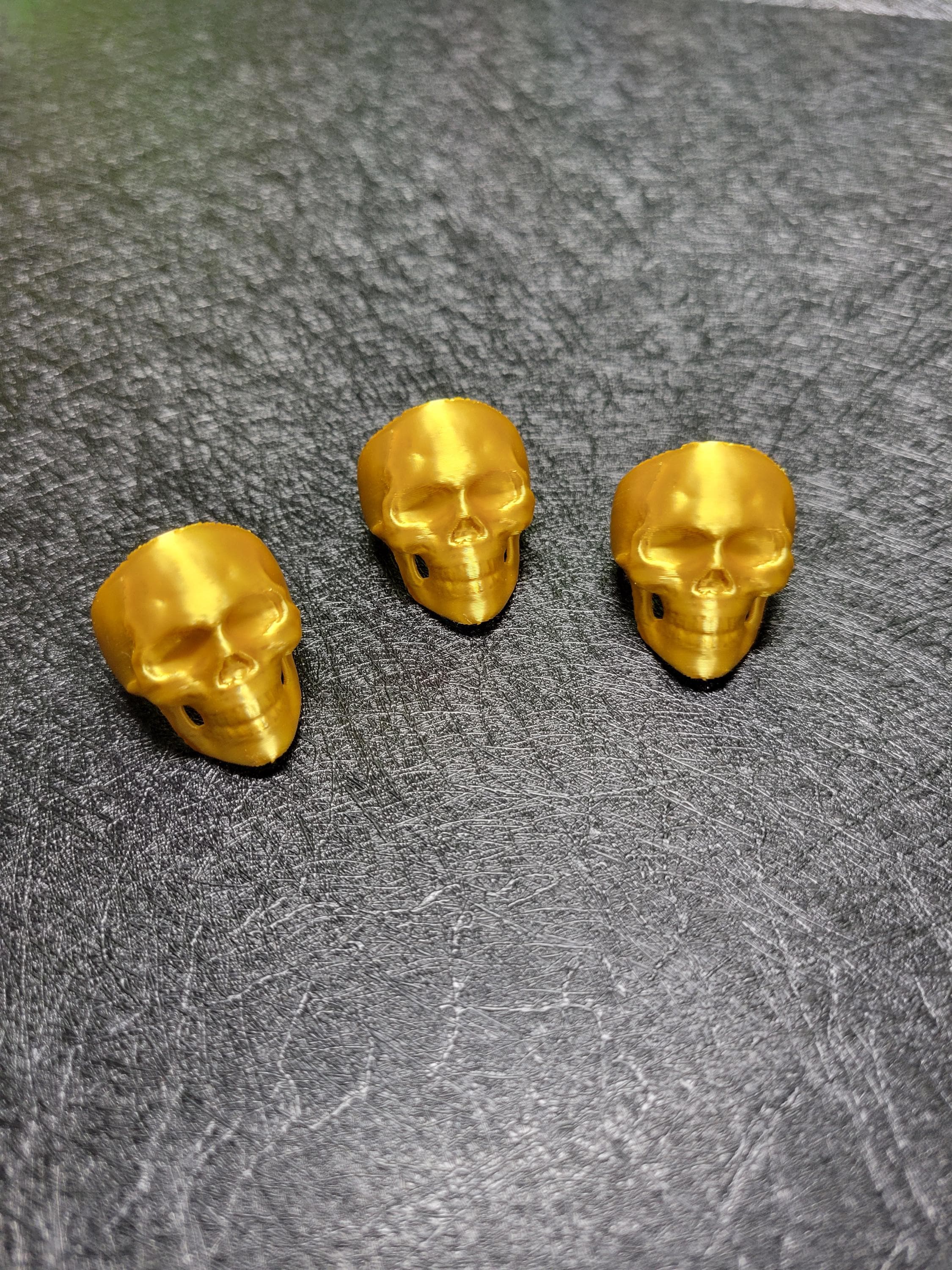 ゴールドスカルリングタルコフ | 3Dプリント - Etsy 日本