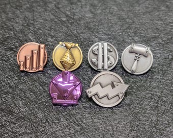 Cogs Faction Metal Pins