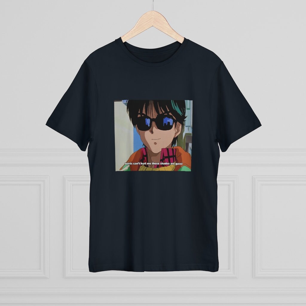 80s Anime Gucci Shades Unisex Deluxe T-shirt | Etsy