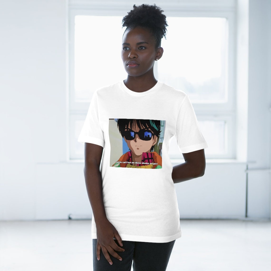 80s Anime Gucci Shades Unisex Deluxe T-shirt | Etsy