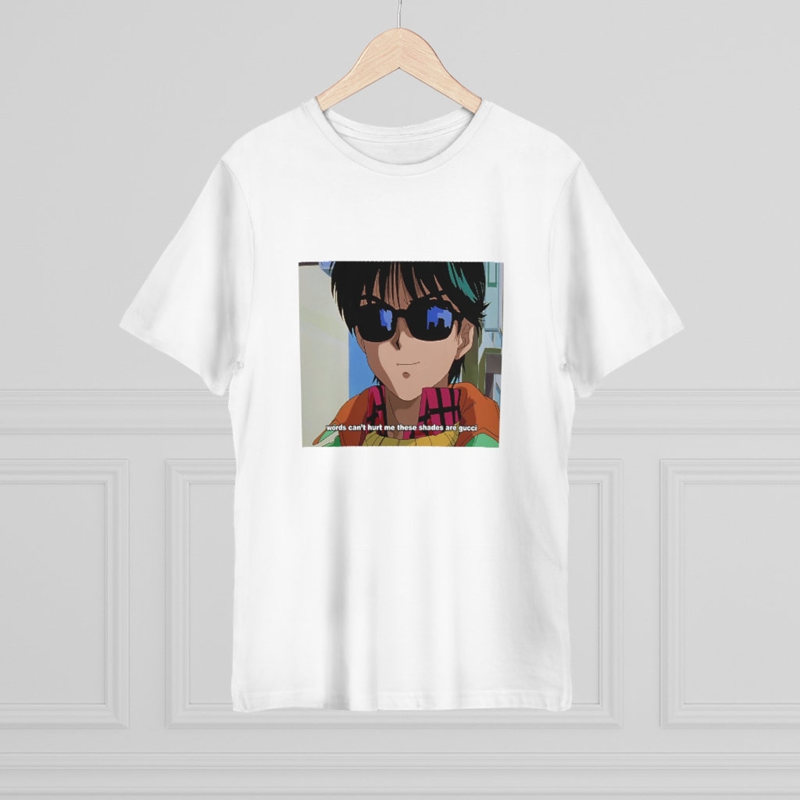 80s Anime Gucci Shades Unisex Deluxe T-shirt | Etsy