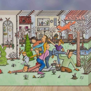 5 cartoline di Pasqua (5 pezzi) - "Prima trovata", Pasqua, vacanze, cartolina, trovare, biglietti di auguri, festa, uova