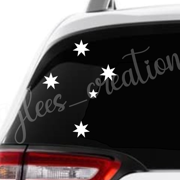 Southern Cross Car Sticker, Car Vinyl Sticker, Auto Decal, Vinyl Stickers, Australië