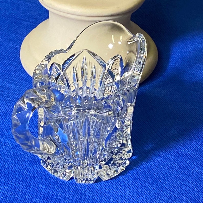 Vintage Imperial Pressed Glass Creamer and Sugar NUCUT 212 Etsy