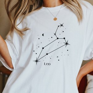 Leo Horoscope Shirt Birthday Gift Zodiac Horoscope tshirt Gift Leo Birthday Zodiac Shirt