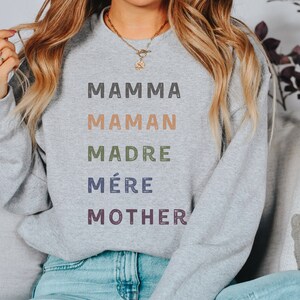 Moletom da mamãe, presente de dia das mães, camisa fofa, presente para a mamãe, novo presente da mamãe