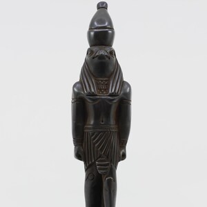 Black Horus - Small Powerful Black Egyptian Statue of The Falcon Headed God Horus - Handmade and Activated In Egypt - Free Shipping