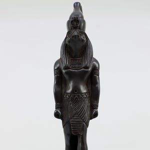 Horus The Protector - Powerful Black Egyptian Statue of God Horus For Protection - Handmade and Activated In Egypt - Free Shipping