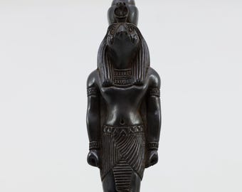 Horus The Protector - Powerful Black Egyptian Statue of God Horus For Protection - Handmade and Activated In Egypt - Free Shipping