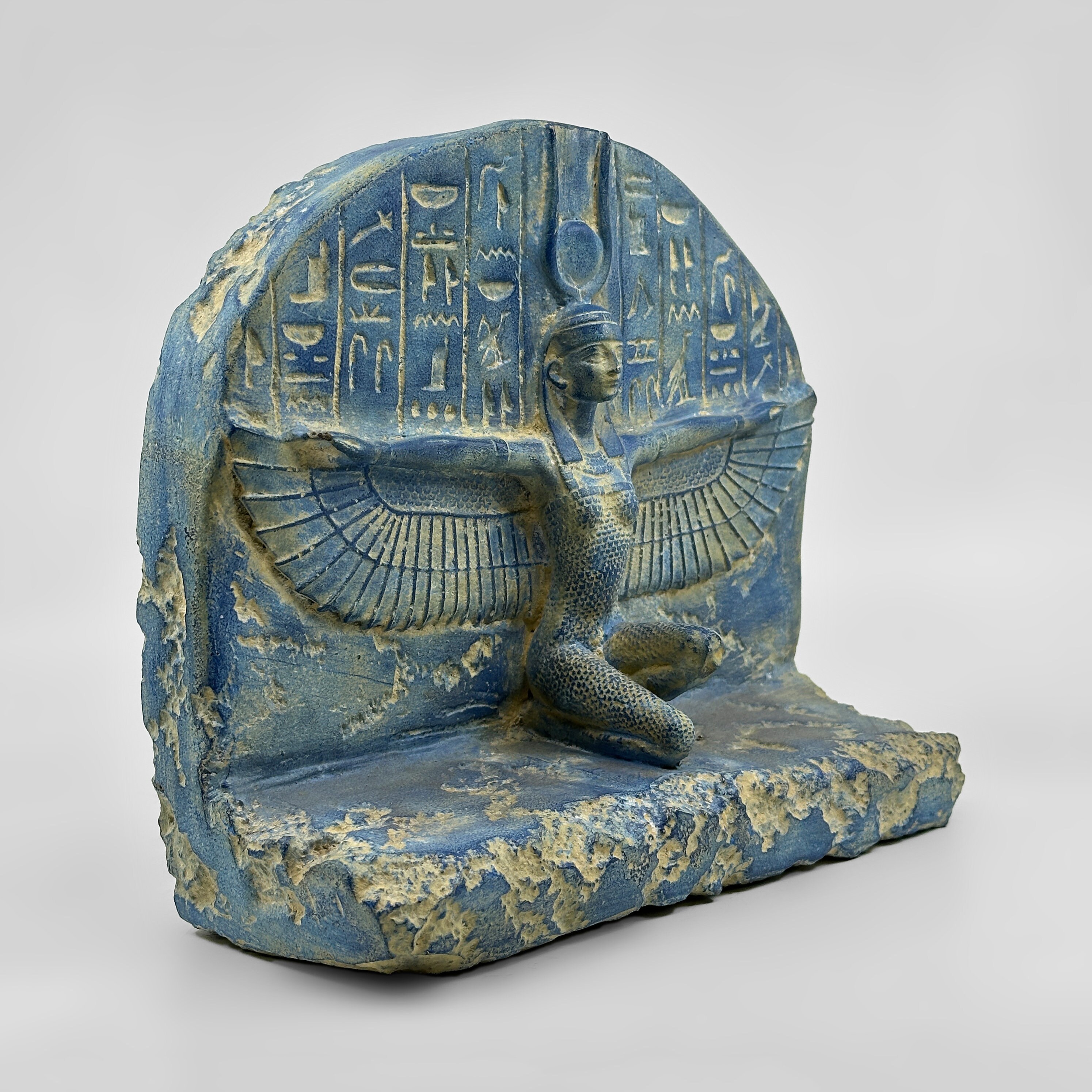 Large Blue Stone Isis Statue Made Especially for Spiritual Healing and ...