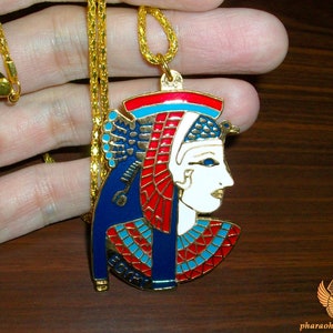 Cleopatra Pendant - Queen Cleopatra Jewelry - Egyptian Pendant Necklace - Unique Egyptian Jewelry - Handmade in Egypt