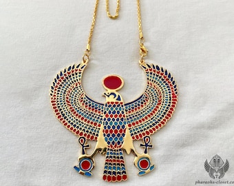 Gud Ra Amuletthänge - Egyptisk Solgud - Egyptisk Amulett - Unika Egyptiska Smycken - Egyptisk Mässing - Mästerligt Handgjort i Egypten