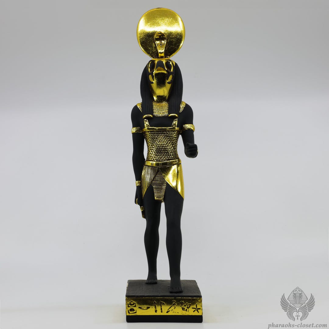 Golden R Statue The Golden Ra Statue - Breathtaking Egyptian Statue Inspired by the ...