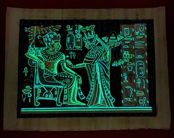 パピルス画 Amazon.co.jp: エジプト 額入りパピルス画 : ホーム＆キッチン