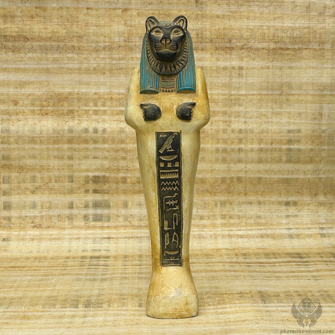 Rare Stone Sekhmet Statue for Healing - Ancient Stone Statue of Goddess ...