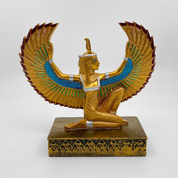 ユニークな女神マアト像 - ゴールドとブラックで利用可能 - 秩序と