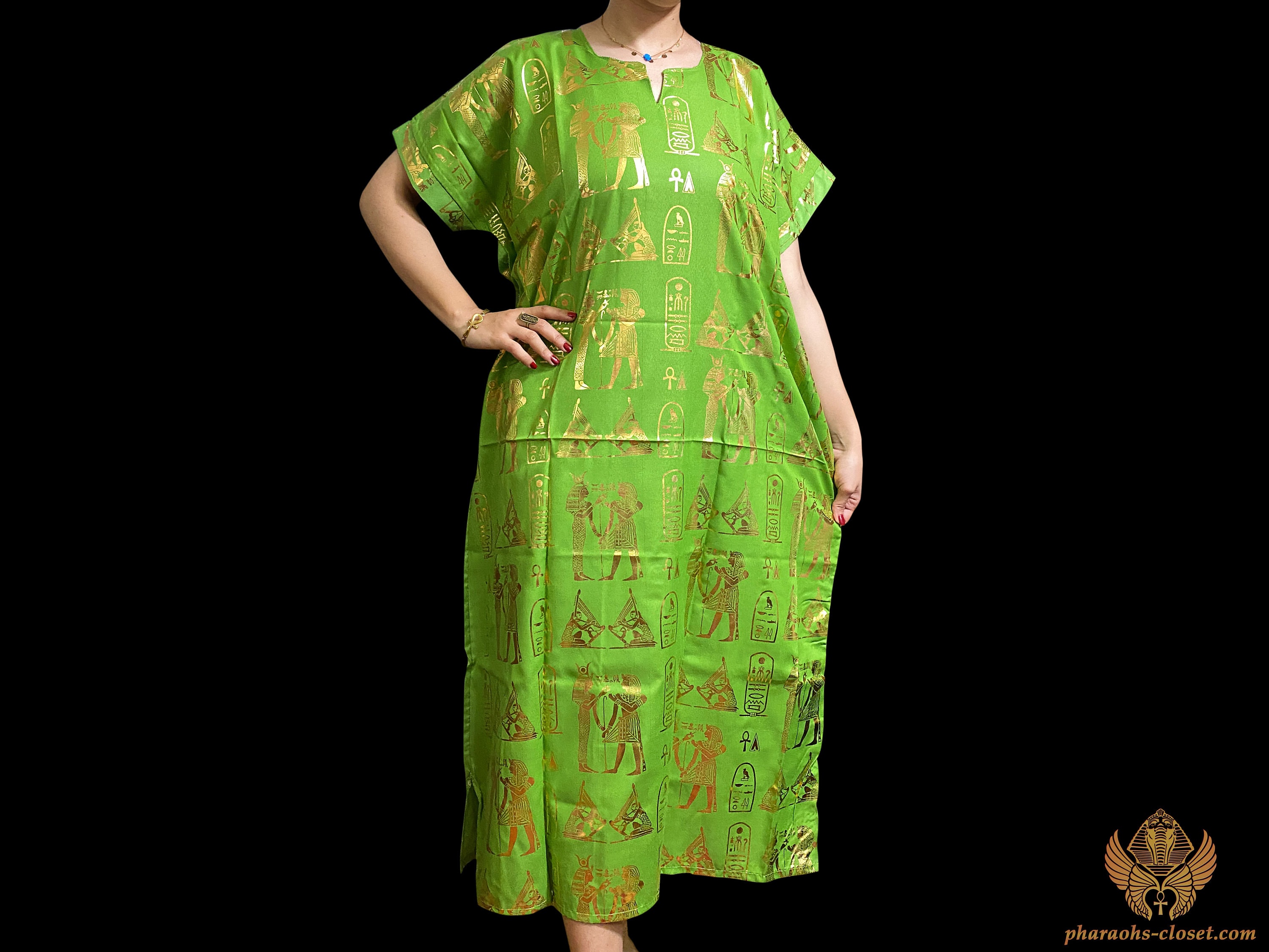 green emerald velvet dress Cosmic Folk