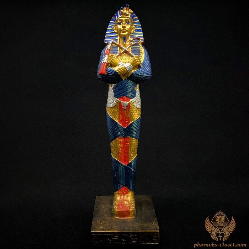 Unique Tutankhamun Statue Rare Statue of the Young King Tut Etsy