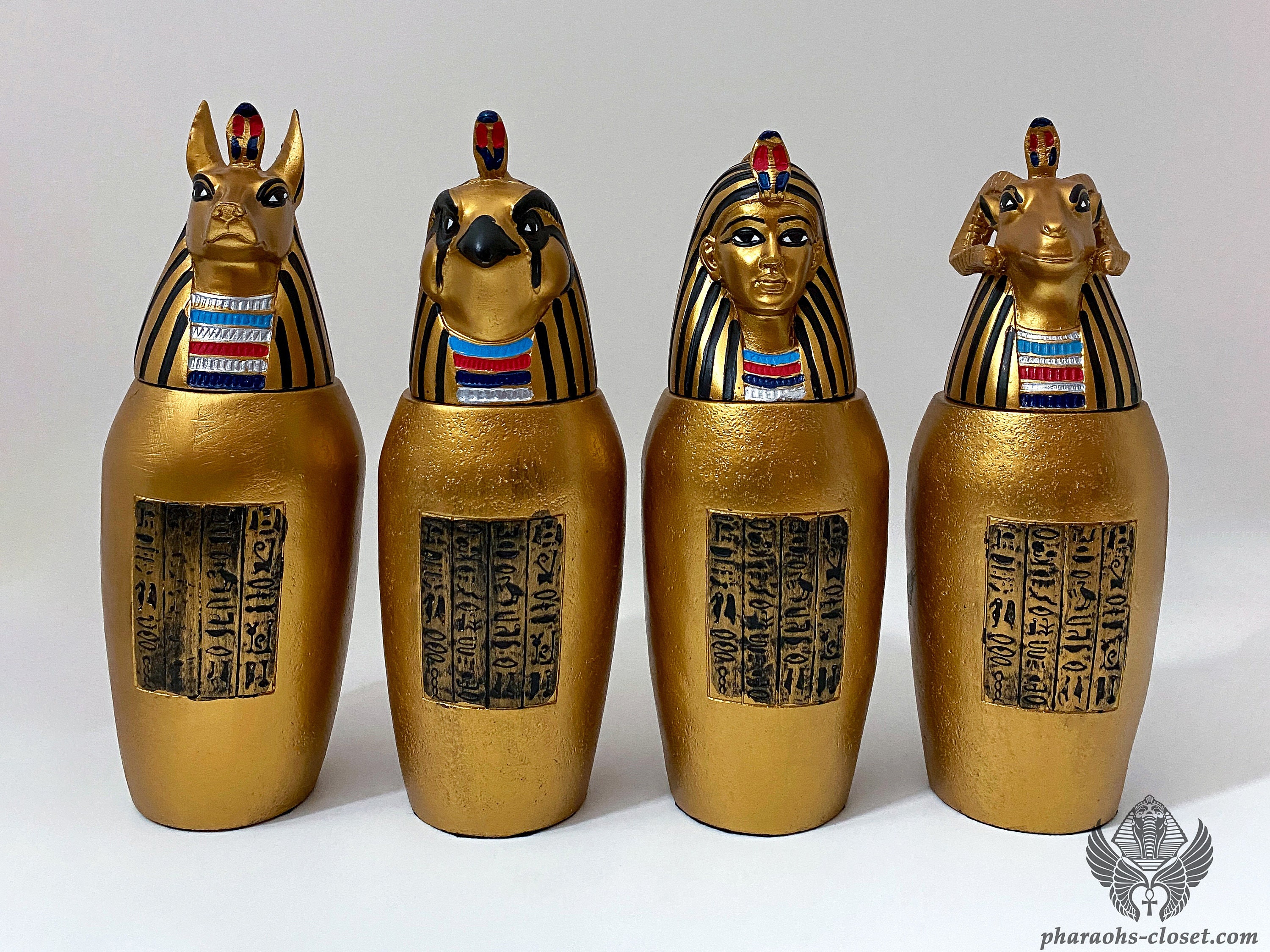 仏領アファール・イサ 1975 ４種セット Four Sons of Horus - Etsy