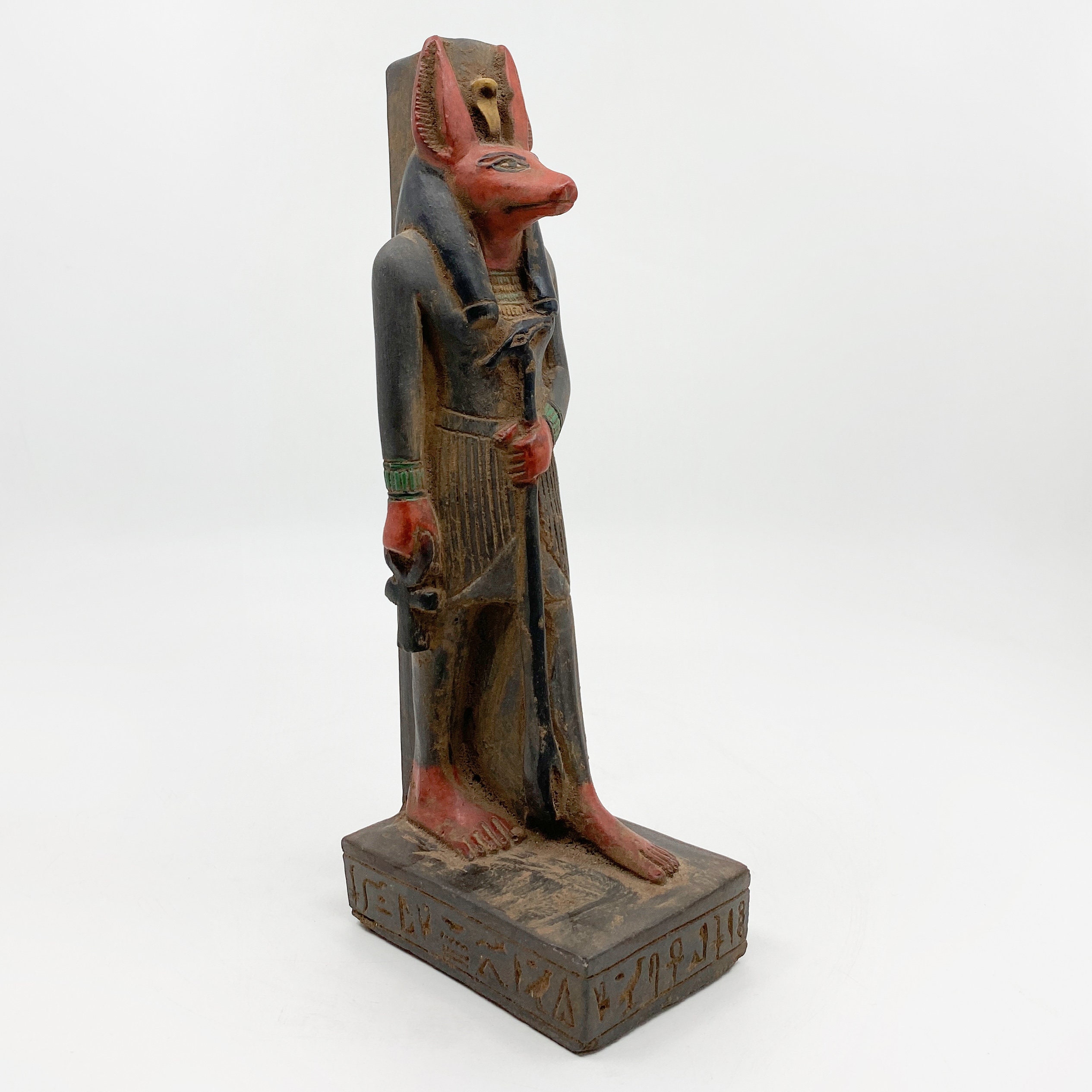 守護神アヌビス - 古代エジプトの強大な神アヌビスのユニークな像 