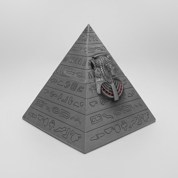 Unique Large Egyptian Pyramid Jewelry Box - the Sacred