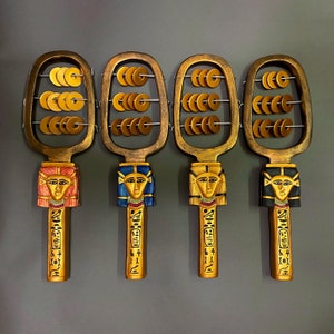 The Sacred Sistrum of Goddess Hathor - Powerful Ancient Egyptian Tool For Activations Ceremonies Rituals n Spirituality - Handmade in Egypt