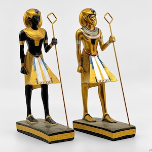 Unique Tutankhamun Statue Inspired By The Actual Artifact - Tutankhamun Collection - King Tut Collectible - Handmade in Egypt