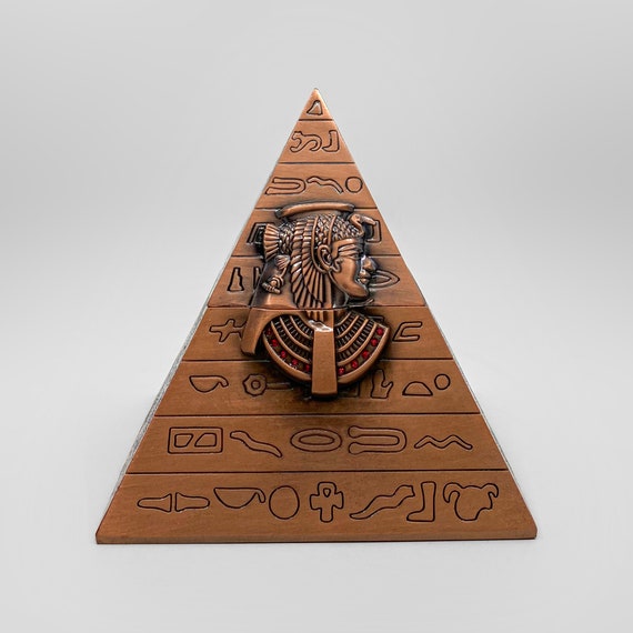 Unique Large Egyptian Pyramid Jewelry Box - the Sacred