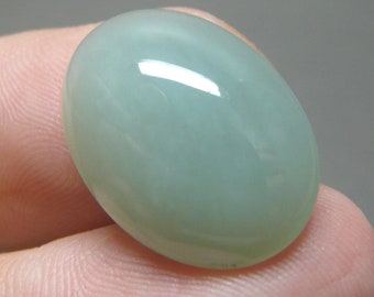 Green Jadeite Gem Green Jade Gem Stone, Natural Green Jade Jadeite Burmese Genuine Green Jadeite Jade Gem Stone Myanmar 13.55 Carats