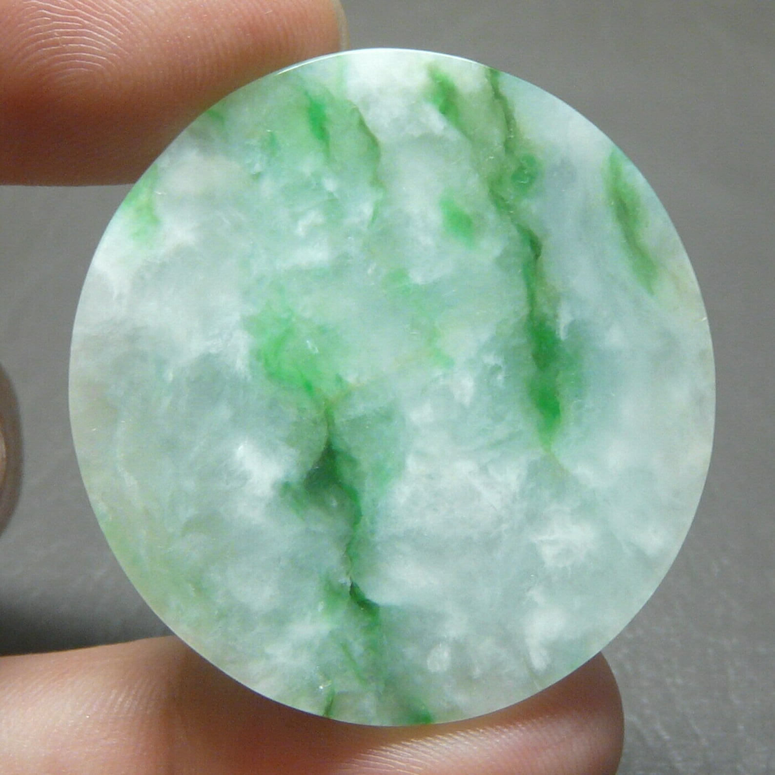80.70 CT Natural Jadeite Jade Certified HUGE Rare Round Etsy