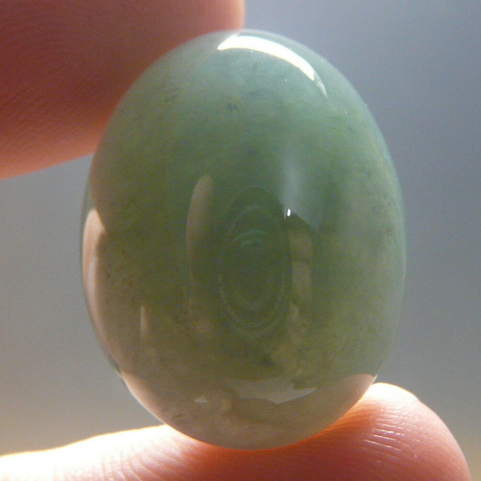 Green Jade Stone Untreated Jadeite Cabochon. Burmese Natural - Etsy Canada