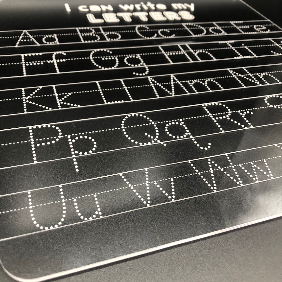 Customized Acrylic Dry Erase Name Board Practice Etsy